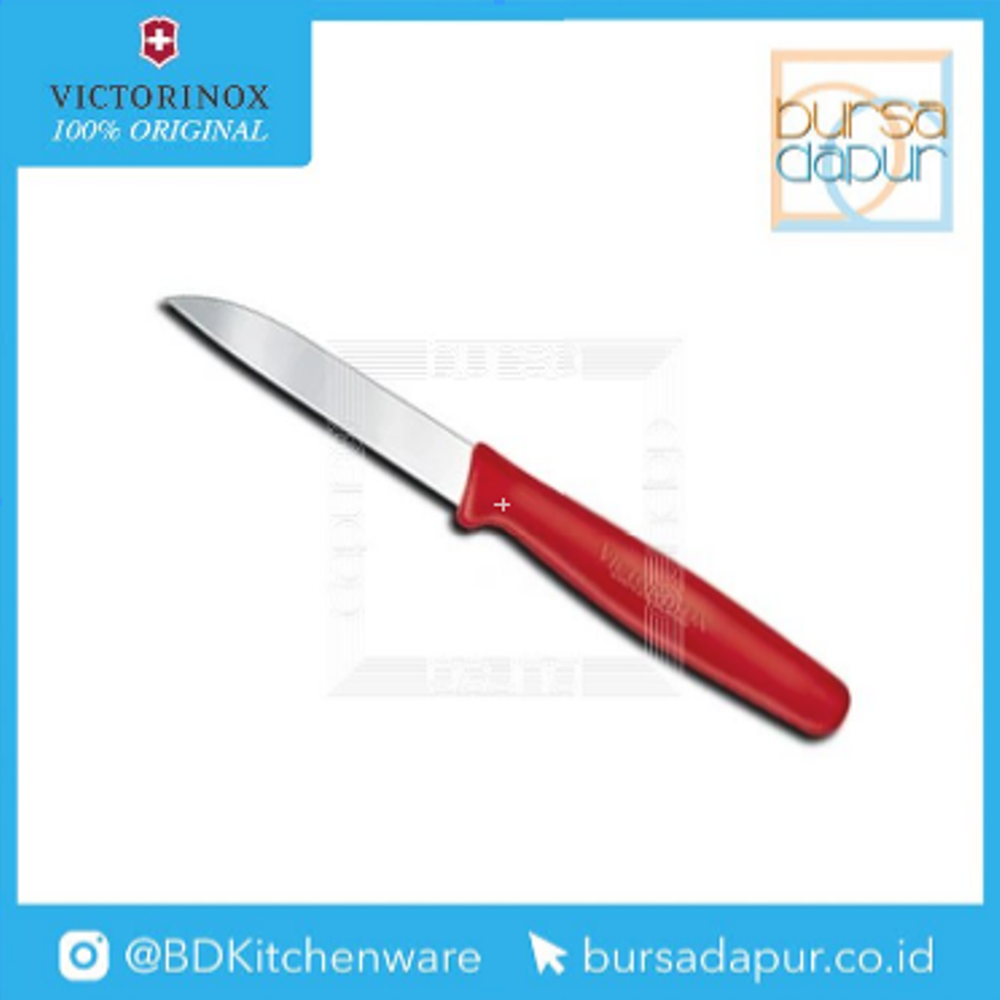 √ Harga Pisau 5.0401 Victorinox Red Paring Knife 8 cm (184 cm) / Pisau  Dapur Serbaguna Terbaru | Bhinneka