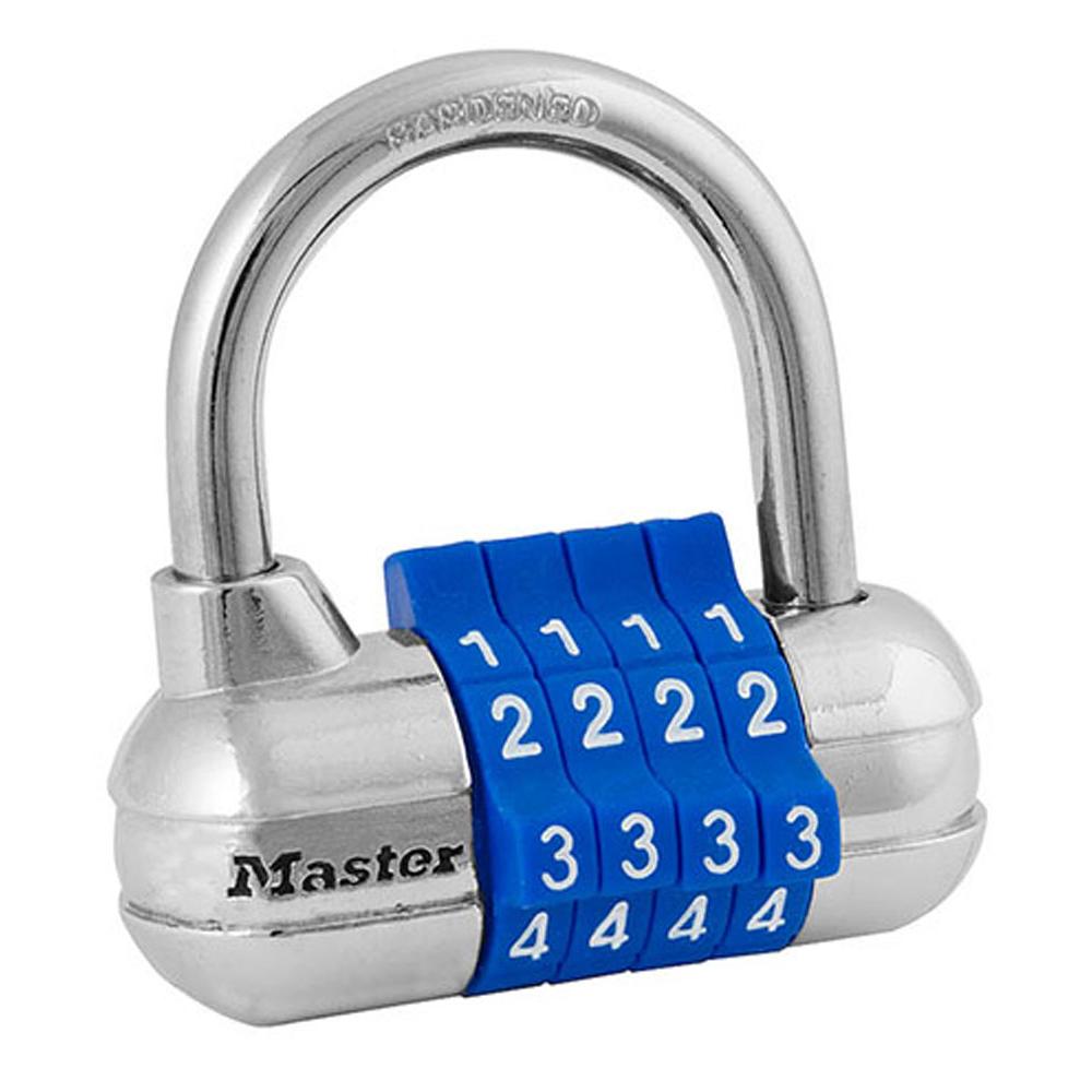 Jual MASTER LOCK Combination Padlock [1523D] Blue | Bhinneka