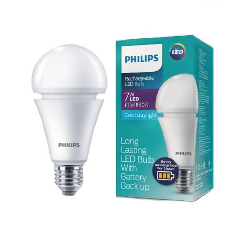 Daftar Harga PHILIPS LED Bulb BB 7-60W E27 3000K 110-240V A67 Recharge ...