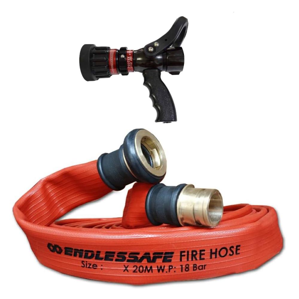 √ Harga ENDLESSAFE Fire Hose Rubber 2.5 Inch X 20 M 18 Bar + Machino ...