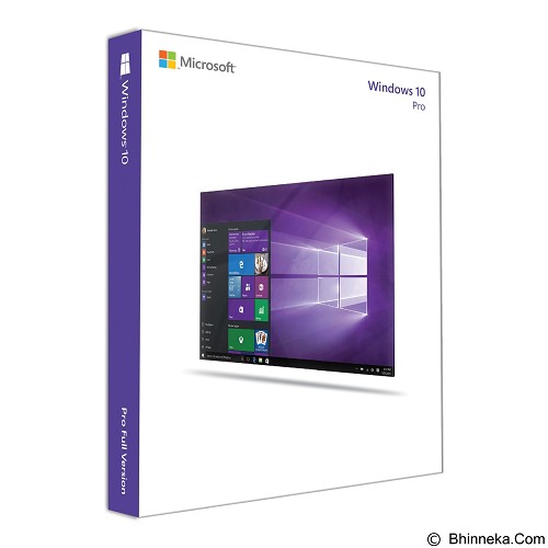 harga MICROSOFT Windows 10 Pro FQC-08791/FQC-10073 Bhinneka.Com