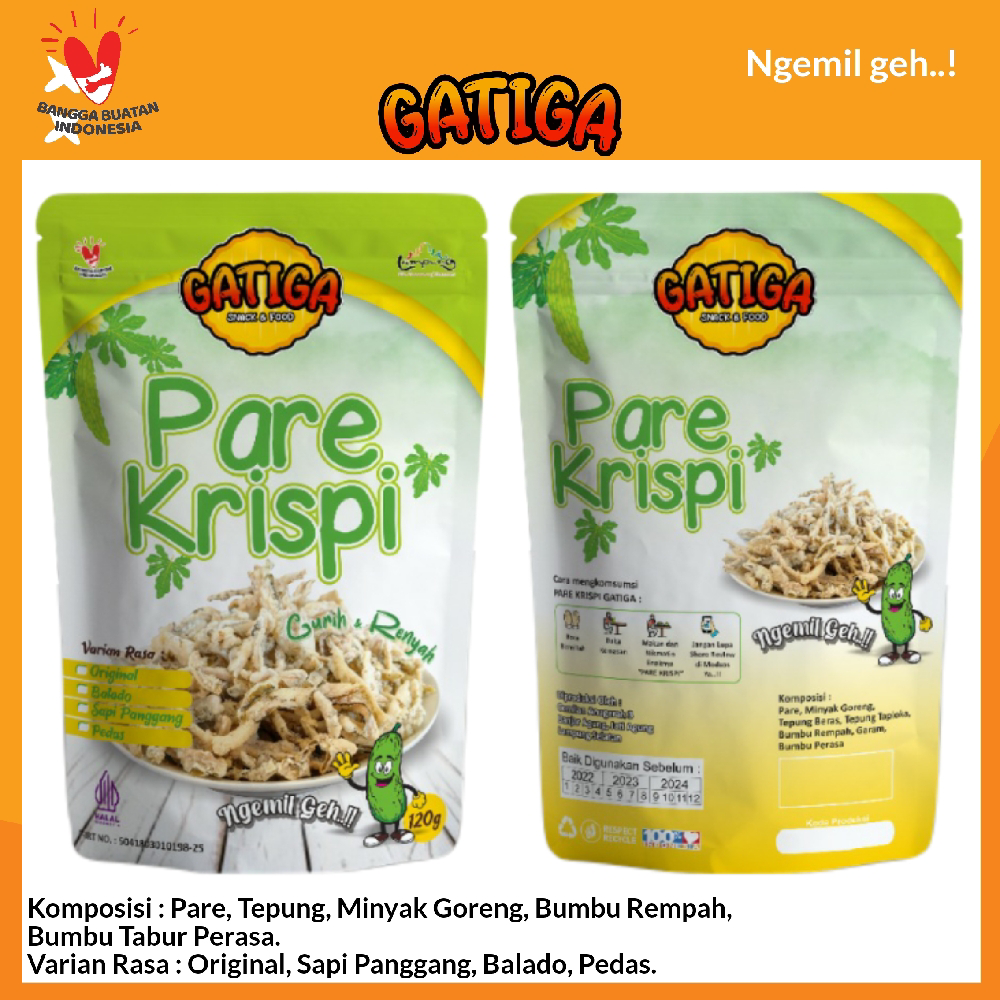 √ Harga Gatiga Snack Keripik Pare Krispi Terbaru Bhinneka