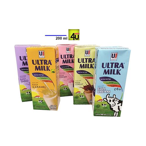 Ultra Jaya - Ultra Milk UHT RTD - 200ml Full Cream 200