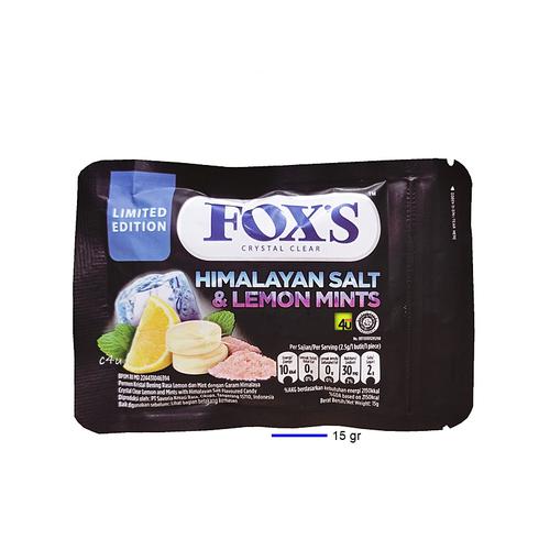 FOXS Himalayan Salt Mints - 15 gr - Himalaya Lemon