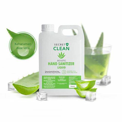 Secret clean hand sanitizer isi5 x 5 liter