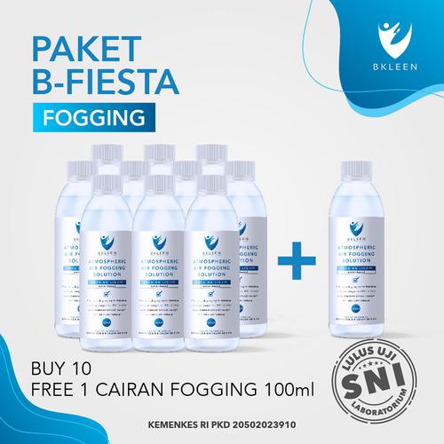 Paket B-Fiesta Fogging Buy 10 Get 1 Free BKLEEN Fogging Liquid 100ml - Original Ocean Green Tea