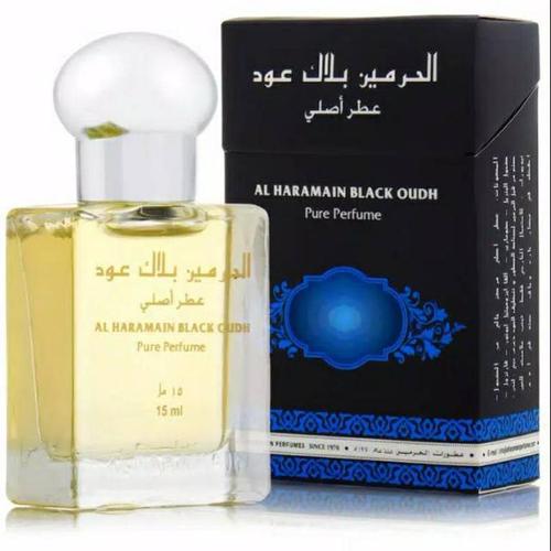 Original Parfum Roll Al Haramain Black Oudh / minyak wangi ST