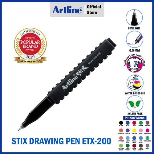 ARTLINE Spidol Stix Drawing Pen ETX-200 BLUE