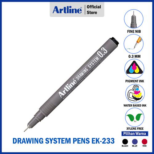 ARTLINE Drawing System Pens EK-233 GREEN
