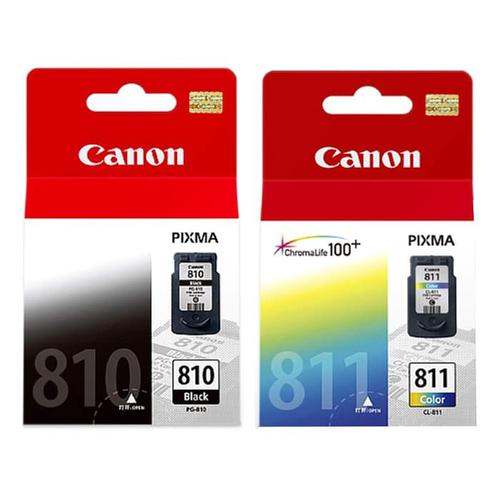 Tinta Canon PG 810 & CLI 811 Ink Cartridge Color