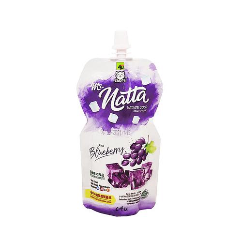 Sidore - Mr Natta Nata de Coco Jelly Drink - 132 ml Blueberry