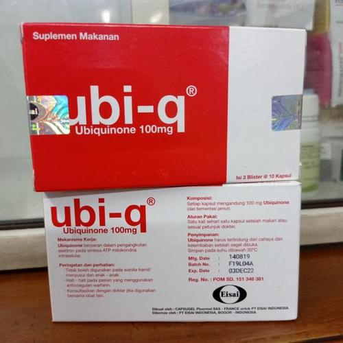 Original Suplemen Makanan Ubi-Q 100mg / Ubi Q / Ubiq