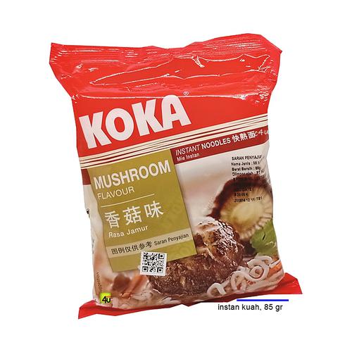 KOKA Reguler Pack - Singapore Instant Noodles - 85 gr HALAL Mushroom