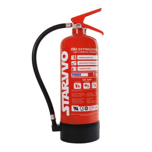 Starvvo Fire Extinguisher ABC Dry Chemical Powder 5 Kg SV-50P