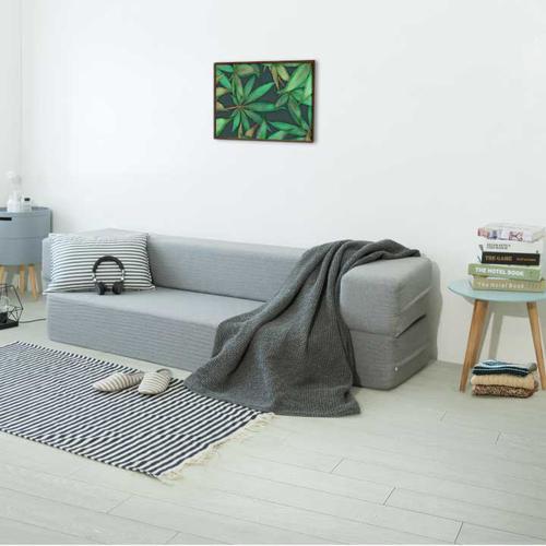 TRENDY Sofa Bed abu-abu