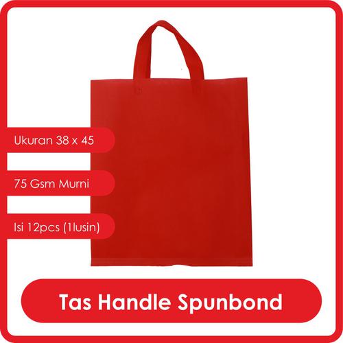 GOODIE BAG SPUNBOND HANDLE 38x45 / Tas Belanja Murah / Kantong Belanja / Tas Souvenir