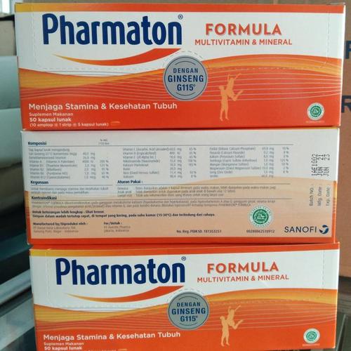 Original pharmaton formula 50 kapsul multivitamin