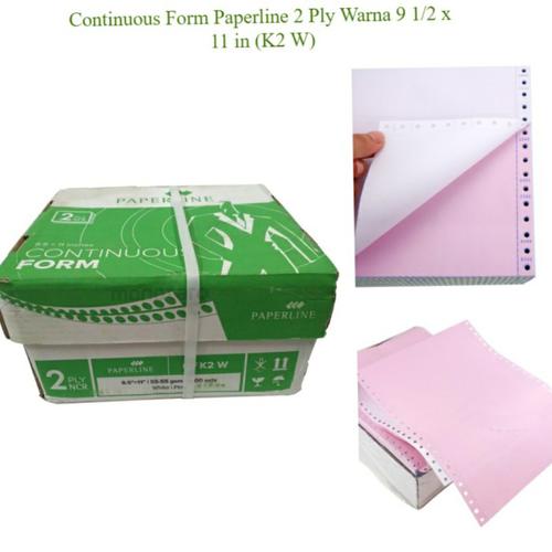 Countinuos form 2 ply paperline