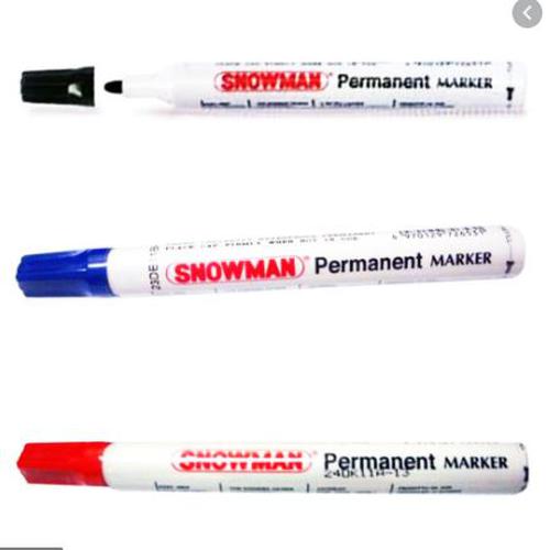 Snowman Permanen Maker Blue