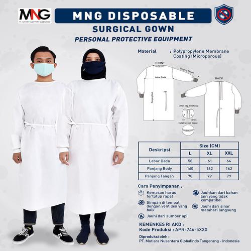MNG Medis Disposable Protective Surgical gown