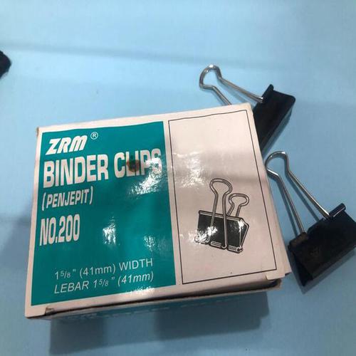 Penjepit kertas/ Binder Clip Kenko ZRM No.200 per lusin