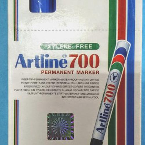 spidol Artline 700 permanent marker. - Hitam