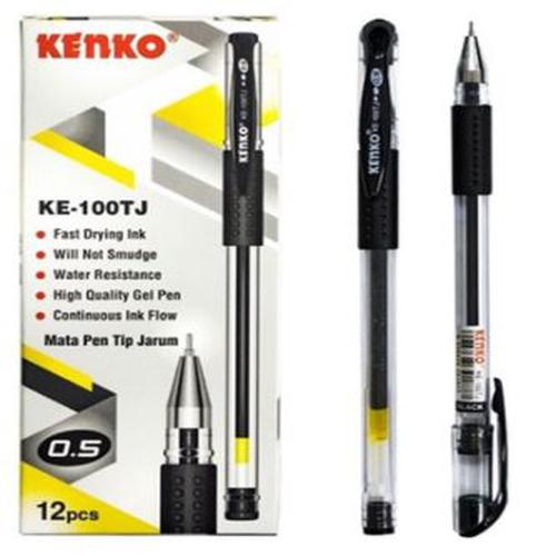 Ballpoint Kenko Gel Pen KE-100 Black