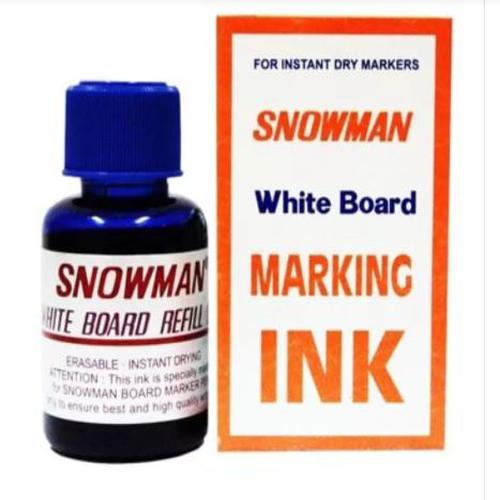 Snowman Refill tinta spidol White Board BG-12 Blue
