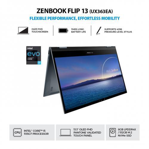 ASUS Zenbook Flip UX363EA-EM501TS Pine Grey