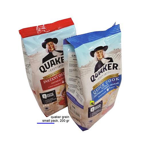 QUAKER Oats - Oatmeal Cereal - SMALL PACK 200gr Quick Cook
