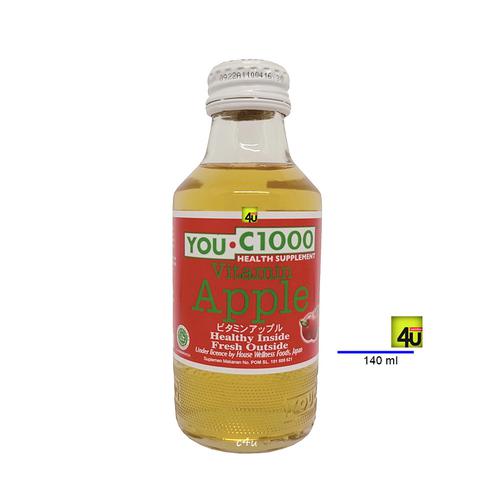 You C1000 - Vitamin C Drink - 140ml Botol Kaca RTD Apple