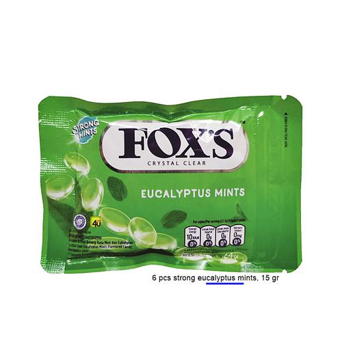 FOXS Strong Mints Candy - Isi 6 butir EUCALYPTUS