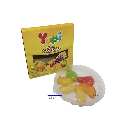 YUPI Singles - MINI PACK Gummy Candy - 23g FRUIT