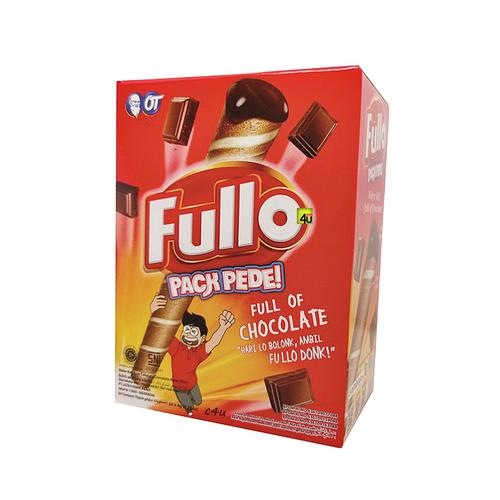 FULLO Pack PEDE - Wafer Roll - isi 24 pcs CHOCOLATE