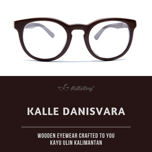 Kacamata Kayu Ulin Kalimantan - Maple Kallestory Danisvara Clear