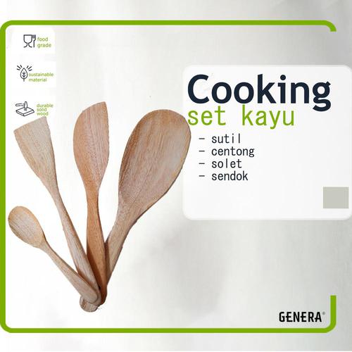 GENERA Wooden Cooking SET Mini