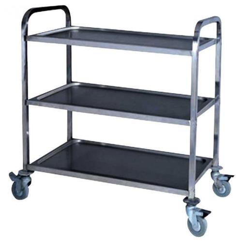 Krisbow KW1801414 Service Cart Stainless Steel