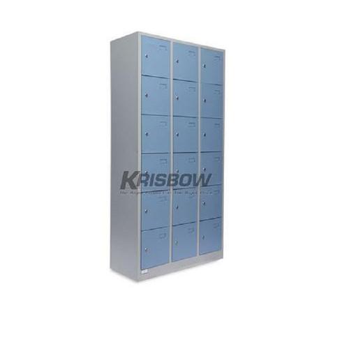 Krisbow KW1700204 Locker 18 Doors Blue