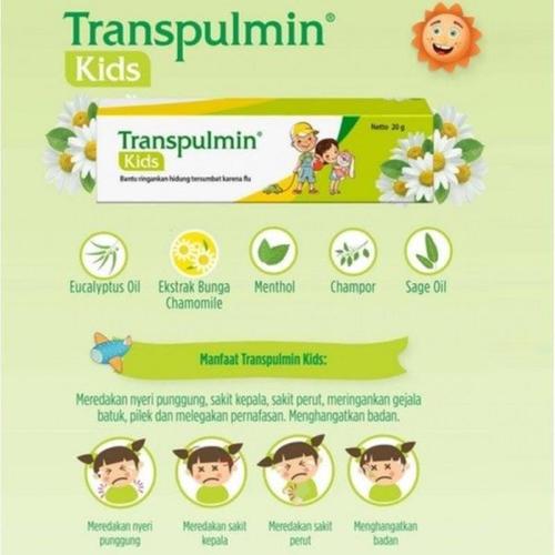 Original Transpulmin Kids 10 gram (Bantu ringankan hidung tersumbat karena flu)