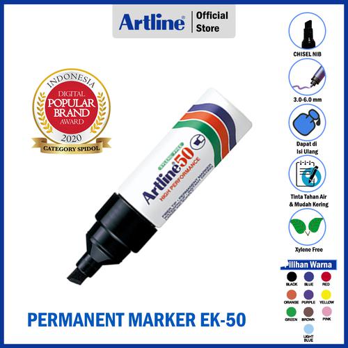 ARTLINE Spidol Permanent Markers EK-50 BLUE