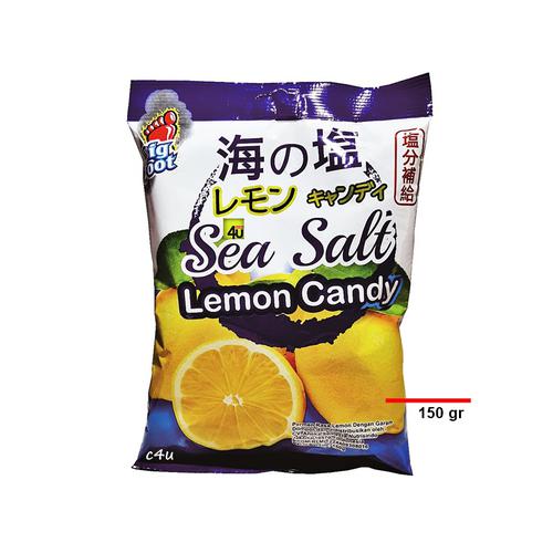Big Foot Sea Salt Lemon Candy - 150 gr