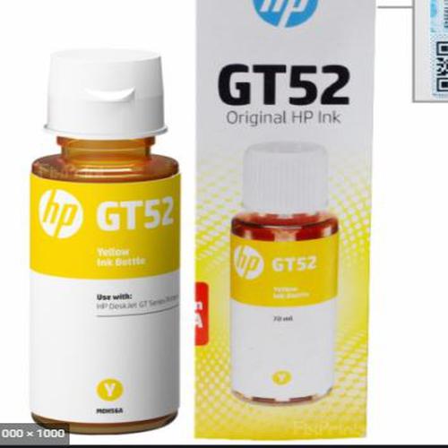 Tinta Loosepack HP GT51 GT52 YELLOW