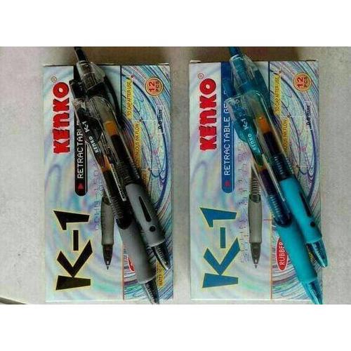 Kenko K1 Rectractable Gel Pen Hitam