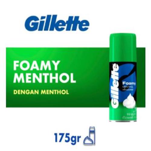Gillette Shaving Foam Krim Alat Cukur Menthol 175g Shaving Cream