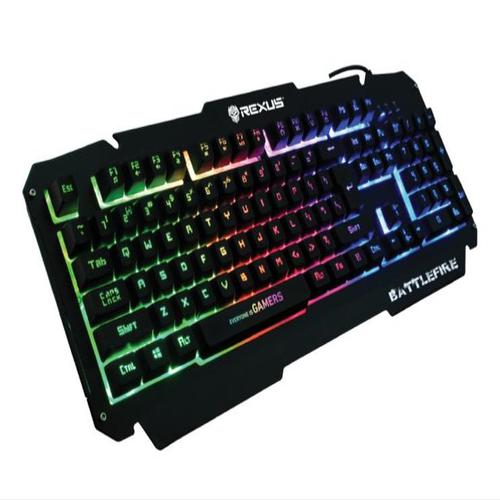 Keyboard Gaming Rexus Battlefire K9D Backlight Putih