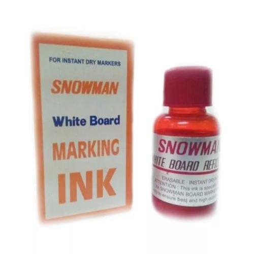 Snowman Refill tinta spidol White Board BG-12 Red