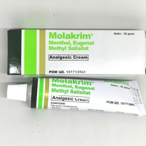 Original Molakrim 30 gr Cream pereda nyeri otot dan sendi / Counterpain
