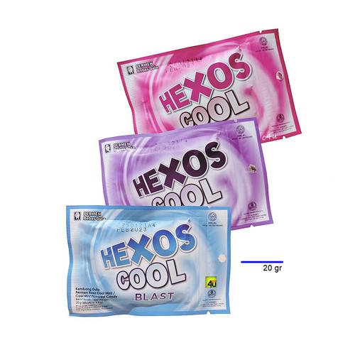HEXOS Cool - Sugar Free Mint Candy - 1 SACHET Isi 8 butir BLISS
