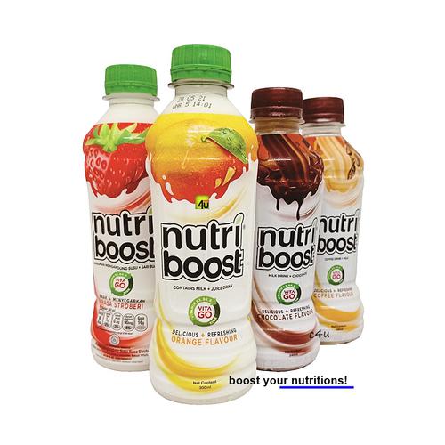 Nutriboost - Delicious Milk Drink - Botol PET RTD Strawberry