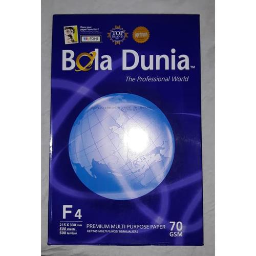 BOLA DUNIA Paper F4 70 gr